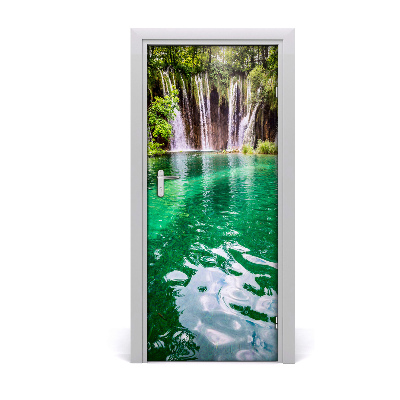 Naklejka fototapeta na drzwi Jeziora Plitwickie