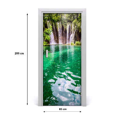 Naklejka fototapeta na drzwi Jeziora Plitwickie