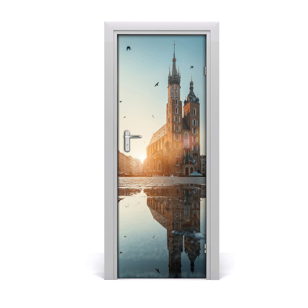 Fototapeta samoprzylepna na drzwi Kraków Polska
