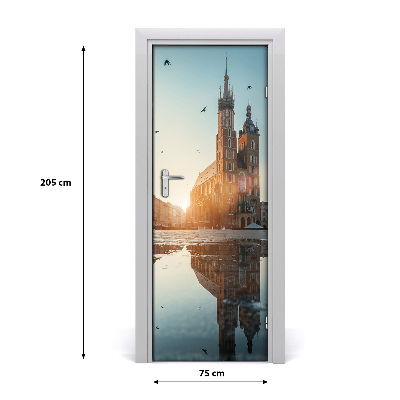 Fototapeta samoprzylepna na drzwi Kraków Polska