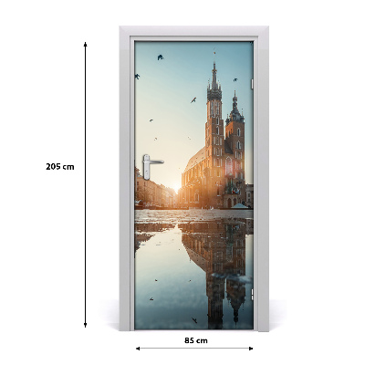 Fototapeta samoprzylepna na drzwi Kraków Polska