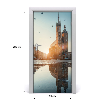 Fototapeta samoprzylepna na drzwi Kraków Polska