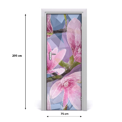Okleina samoprzylepna fototapety na drzwi Magnolia