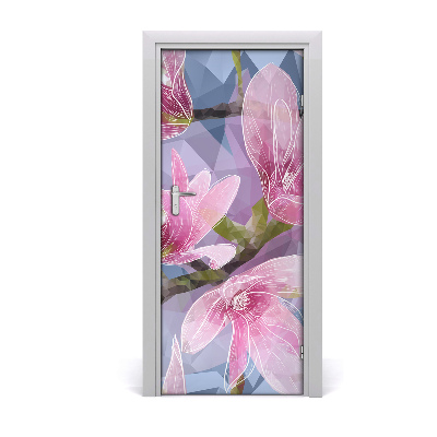 Okleina samoprzylepna fototapety na drzwi Magnolia
