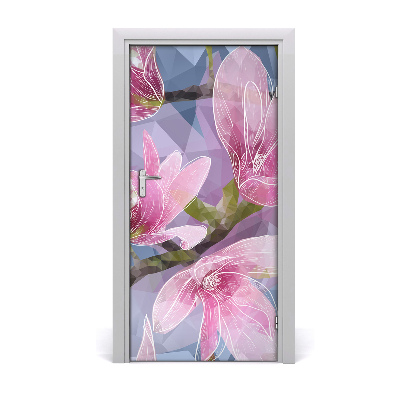 Okleina samoprzylepna fototapety na drzwi Magnolia
