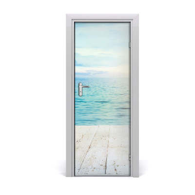 Naklejka fototapeta na drzwi Tropikalna plaża