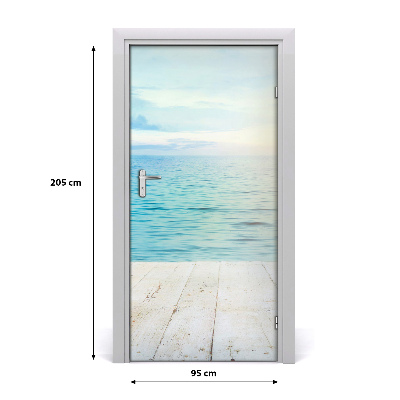 Naklejka fototapeta na drzwi Tropikalna plaża