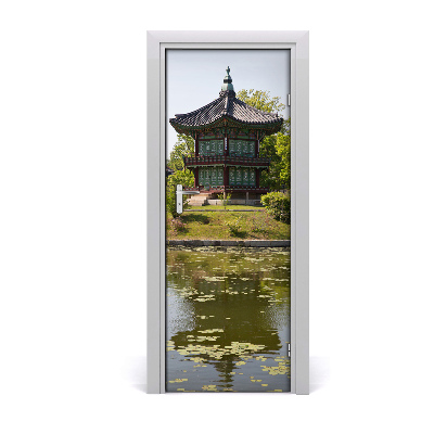 Naklejka fototapeta na drzwi Park Japoński