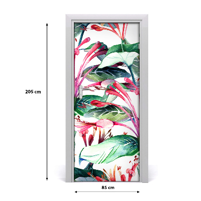 Okleina samoprzylepna fototapety na drzwi Lonicera