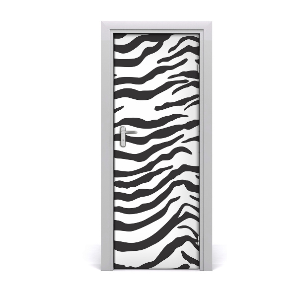 Naklejka fototapeta na drzwi do domu Zebra tło