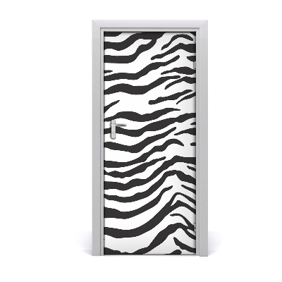 Naklejka fototapeta na drzwi do domu Zebra tło