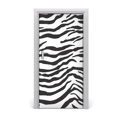 Naklejka fototapeta na drzwi do domu Zebra tło