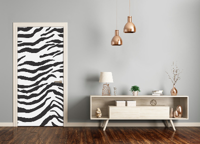 Naklejka fototapeta na drzwi do domu Zebra tło