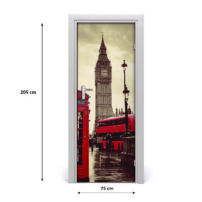 Fototapeta samoprzylepna na drzwi Big Ben Londyn
