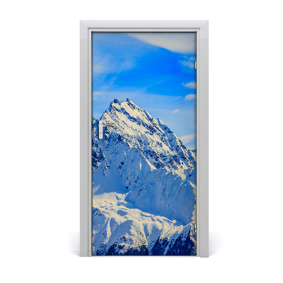 Naklejka fototapeta na drzwi Krajobrazy Góry zimą