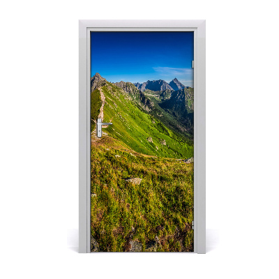 Naklejka fototapeta na drzwi Krajobrazy Tatry