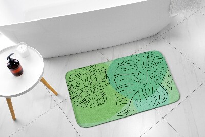 Dywanik łazienkowy Dywanik łazienkowy Monstera Liście