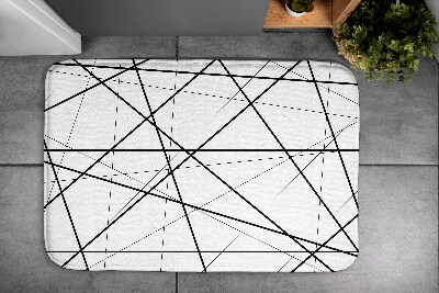Dywanik łazienkowy antypoślizgowy Dywanik łazienkowy antypoślizgowy Linie Geometryczne