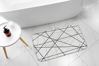 Dywanik łazienkowy antypoślizgowy Dywanik łazienkowy antypoślizgowy Linie Geometryczne