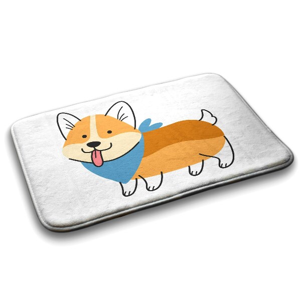 Antypoślizgowy dywanik łazienkowy Antypoślizgowy dywanik łazienkowy Pies Shiba Inu