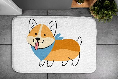 Antypoślizgowy dywanik łazienkowy Antypoślizgowy dywanik łazienkowy Pies Shiba Inu