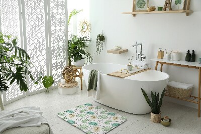 Dywanik antypoślizgowy do łazienki Rośliny