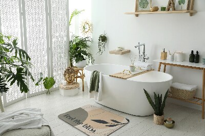 Dywanik antypoślizgowy do łazienki Roślina Liść