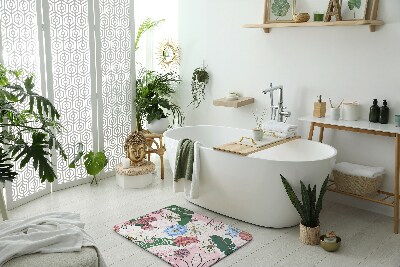 Dywanik antypoślizgowy do łazienki Kolorowe Kwiaty