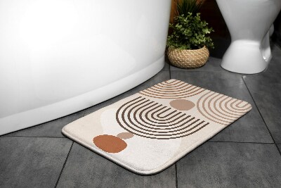 Antypoślizgowy dywanik łazienkowy Geometryczny wzór