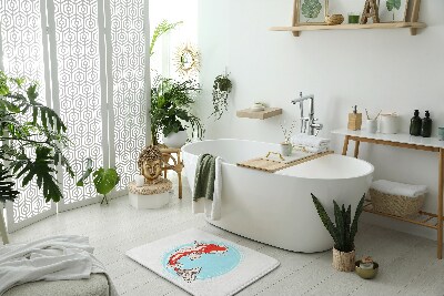 Dywanik łazienkowy antypoślizgowy Karp Koi