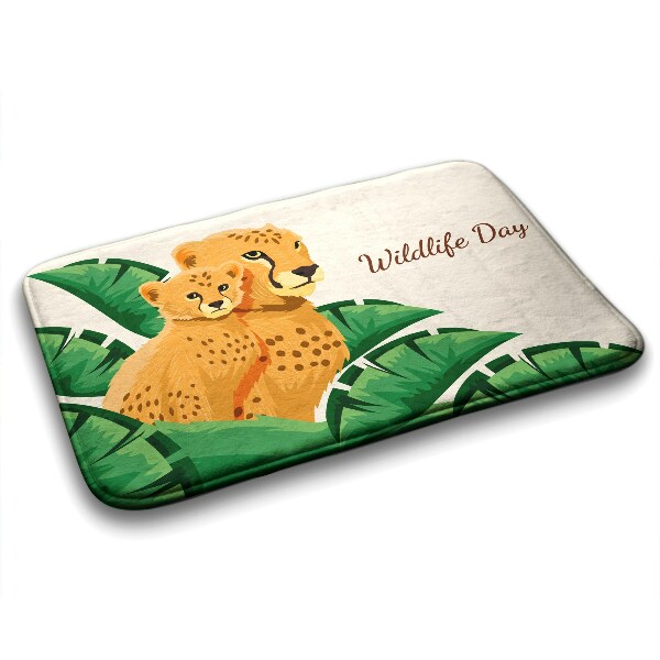 Dywanik do łazienki Dywanik do łazienki Gepard Afryka