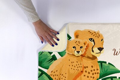 Dywanik do łazienki Dywanik do łazienki Gepard Afryka