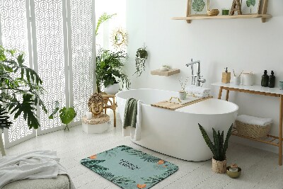 Dywanik do łazienki Roślinny wzór
