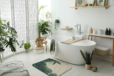 Dywanik pod prysznic Dywanik pod prysznic Rośliny Monstera