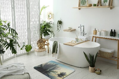 Dywanik łazienkowy Kwiaty Lilie wodne