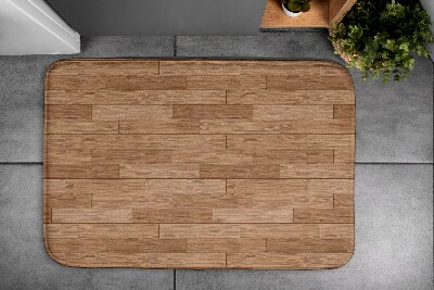 Antypoślizgowy dywanik łazienkowy Drewniana podłoga