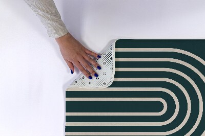 Antypoślizgowy dywanik łazienkowy Antypoślizgowy dywanik łazienkowy Geometryczny Wzór