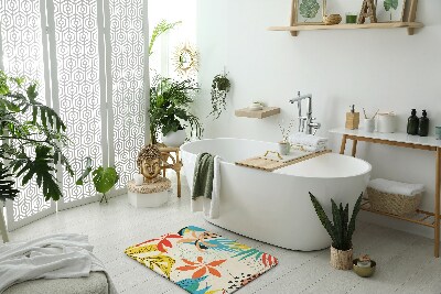 Dywanik łazienkowy Rośliny wzór