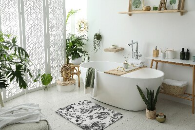 Dywanik antypoślizgowy do łazienki Roślinny wzór