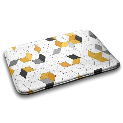 Dywanik łazienkowy Dywanik łazienkowy Geometryczne sześciany