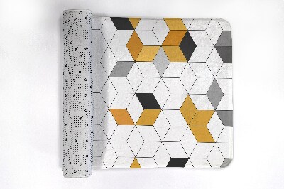 Dywanik łazienkowy Dywanik łazienkowy Geometryczne sześciany