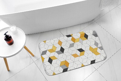 Dywanik łazienkowy Geometryczne sześciany