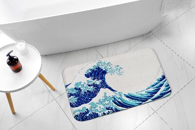 Antypoślizgowy dywanik łazienkowy Fala Ocean Morze