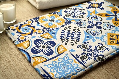 Antypoślizgowy dywanik łazienkowy Azulejo