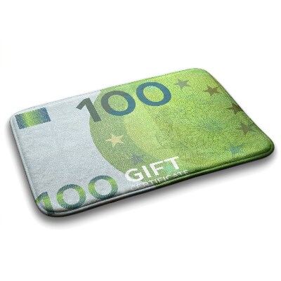 Dywanik łazienkowy antypoślizgowy Dywanik łazienkowy antypoślizgowy Banknot Euro Pieniądz