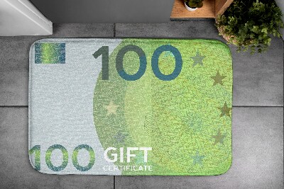 Dywanik łazienkowy antypoślizgowy Dywanik łazienkowy antypoślizgowy Banknot Euro Pieniądz