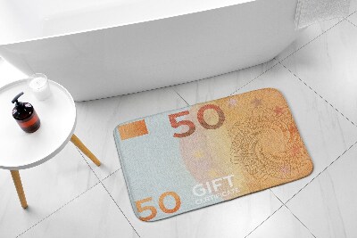 Dywanik łazienkowy antypoślizgowy Dywanik łazienkowy antypoślizgowy Euro Pieniądze