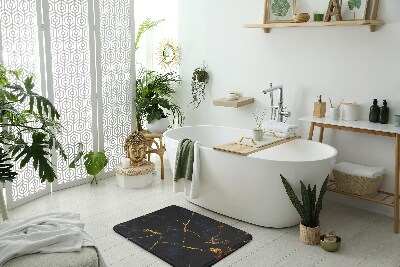 Dywanik antypoślizgowy do łazienki Granatowy marmur