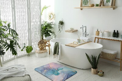 Dywanik antypoślizgowy do łazienki Kolorowy marmur