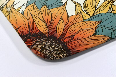 Dywanik łazienkowy antypoślizgowy Kwiat Słonecznika